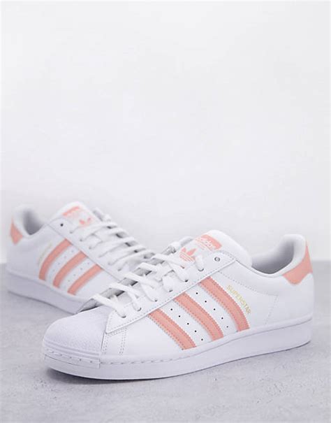 adidas superstar lichtroze met wit|Adidas Superstar sandalen.